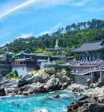 擁抱大海的海東龍宮寺