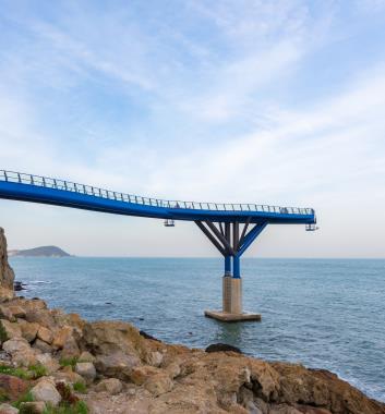 釜山必來景點青沙浦天空步道