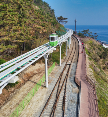 海雲台天空膠囊列車