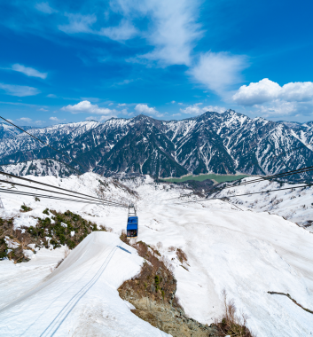 絕景立山黑部大觀峰纜車